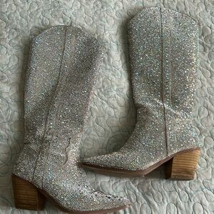 Rhinestone cowboy boots
